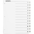 Business Source Table of Content Quick Index Dividers Printed Tab(s), PK12 05855